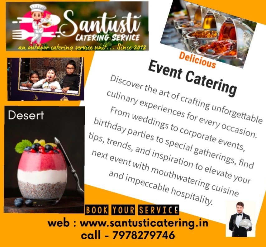 SubhadevMishra's tweet image. Book Your Service 
visit us - santusticatering.in