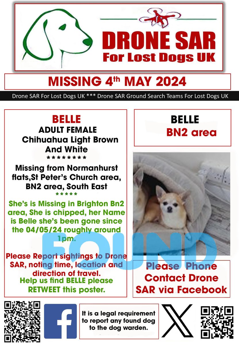 #Reunited BELLE has been Reunited well done to everyone involved in her safe return 🐶😀 #HomeSafe #DroneSAR