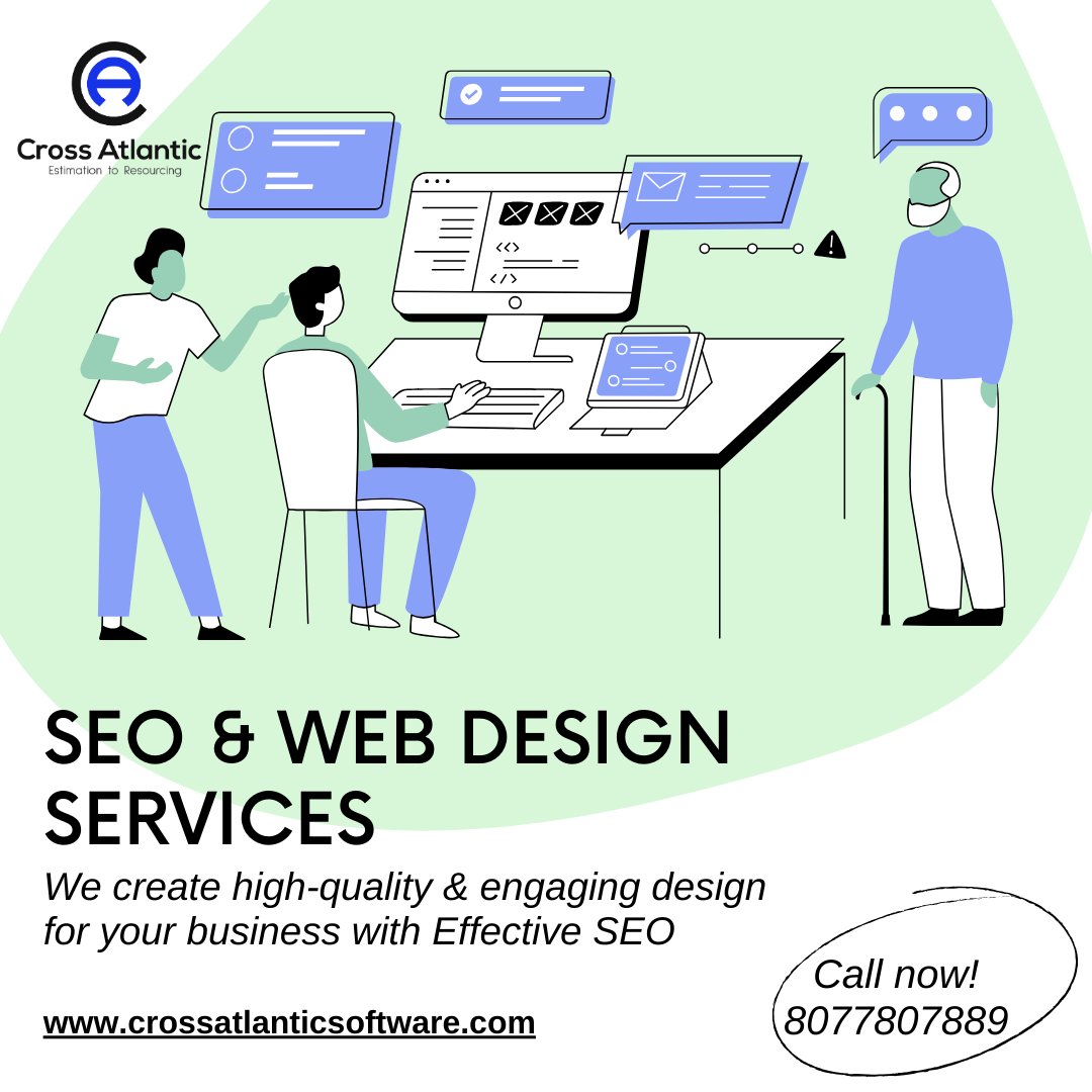 For maximum online visibility and engagement, Cross Atlantic Software specializes in creating stunning, custom designs that are smoothly integrated with SEO methods.
#itcompany #crossatlanticsoftware  #crossatlantiteam #OnlineVisibility #engagement #CustomDesigns #seo #AI