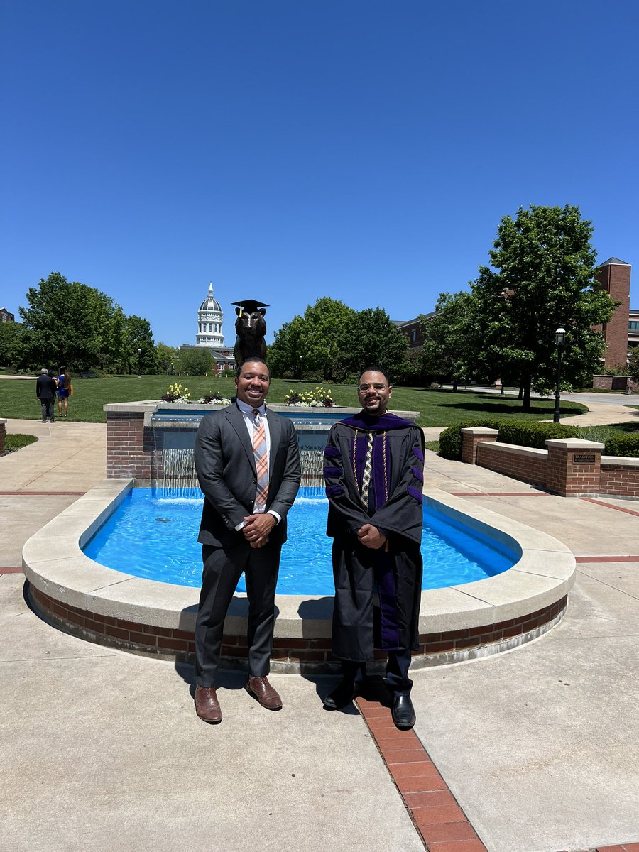 Got down to beautiful Columbia Missouri to see my younger brother Myron graduate from @MizzouLaw. Happy for him to join the ranks of the #MizzouMade