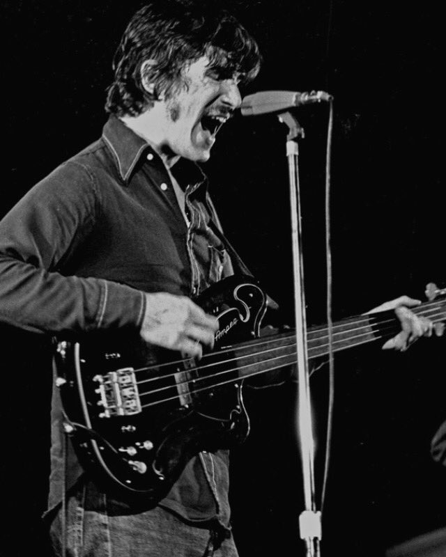 Rick photographed by Heinrich Klaffs 🎶 Hamburg, Germany, 1971. #theband #rickdanko