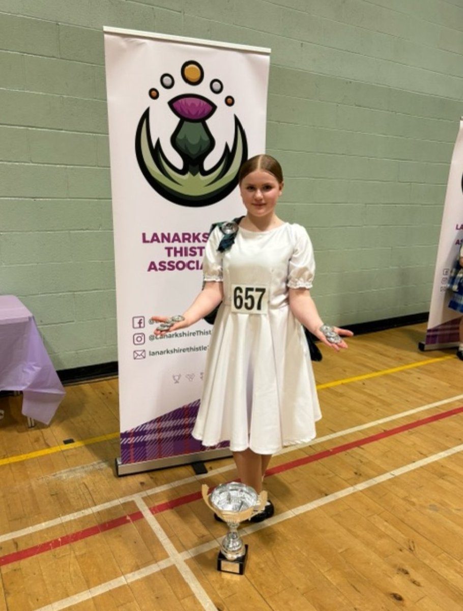 Another weekend of success for S2 Tabitha. Six second place and one third place, leading to a placing of second overall 🙌 We are very proud of your continuing success in Highland Dancing 🏆✨🎶🎶🎶 #TogetherWeAreQVS ❤️💛💚