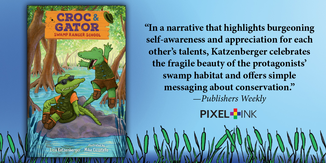 Follow the adventures of no-nonsense Croc and goofball Gator as junior rangers in their hometown swamp. CROC & GRATOR: SWAMP RANGER SCHOOL is on shelves this summer! @FictionCity #kidlit