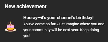 xTamrielle's tweet photo. Aw!! My channel is 7 years old now, time for the passage of time to fill me with existential dread 💙 https://t.co/Ixfkxtvbez