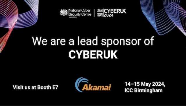 Join @Akamai at #CYBERUK24 on May 14-15 at the ICC Birmingham, Booth E7. Let us improve the resiliency of your #cybersecurity strategy. #AkamaiSecurity bit.ly/3wvWczO
