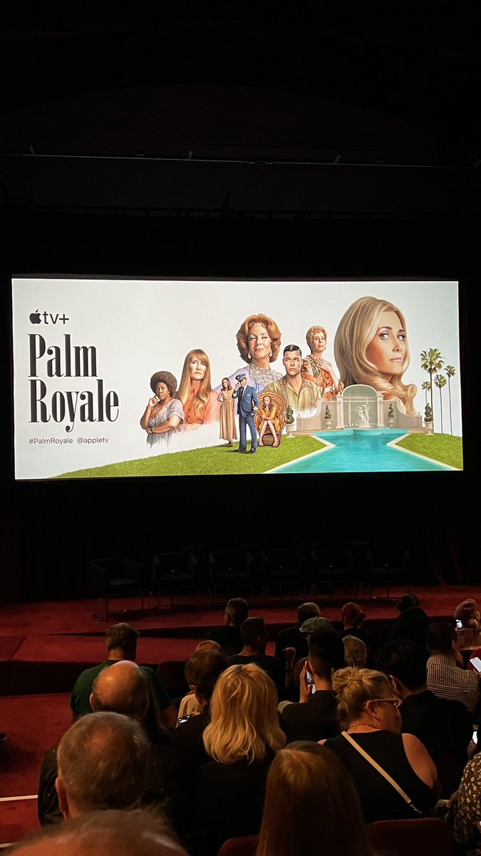 ✨ Excited for the #PalmRoyale FYC screening this morning! Thank you @AppleTV and @TelevisionAcad for hosting this wonderful event! 🎥⭐️🌴

#TelevisionAcademy #EmmyFYC #Hollywood #LosAngeles #AppleTV