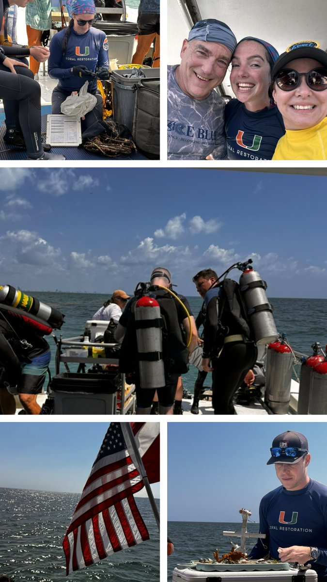 🌊 An honor to join @rescueareef and @forceblueteam scientists, alongside veteran Navy SEALs, for a coral planting event this morning 🪸working together, to make an impact in restoration of our reefs and building resilience to our coastlines. Thank you for your service🙏