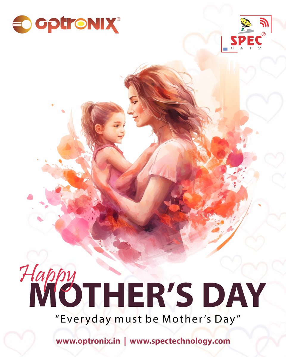 candid_optronix's tweet image. 🌷Happy Mother&apos;s Day to all the #incredible moms out there! 🌷

Website: optronix.in | spectechnology.com

#candidoptronix
@spectechcorp 
#splicingmachine
#manufacturer 
#distributors
#MothersDay #CandidOptronix #MomHeroes