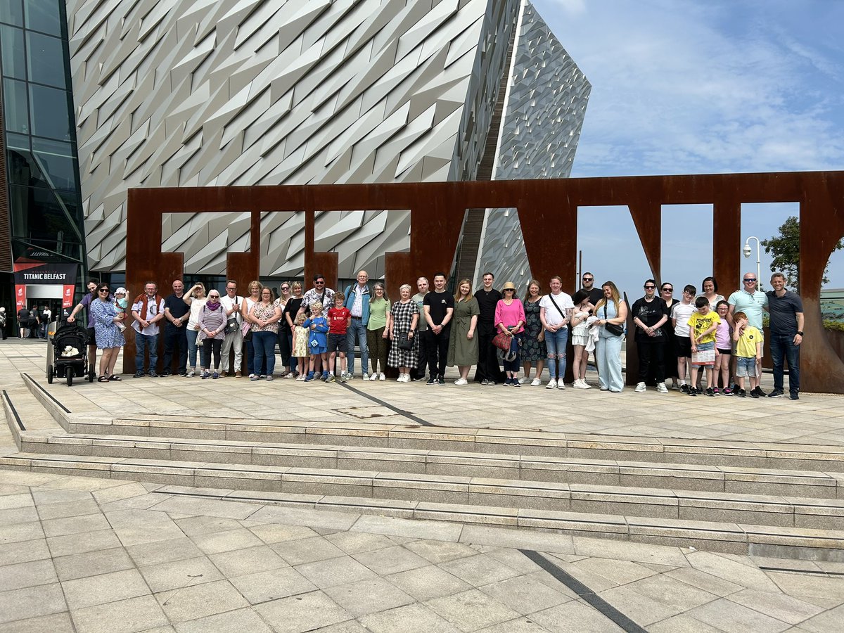 Great to team up with the <a href="/TitanicBelfast/">Titanic Belfast</a> today for a super day of connection and learning. Our thanks to Rob and his guides for their insight and inspiration. 🙌 Massive thanks for <a href="/RXNI_Comm/">Department for Communities</a> for funding today’s event.