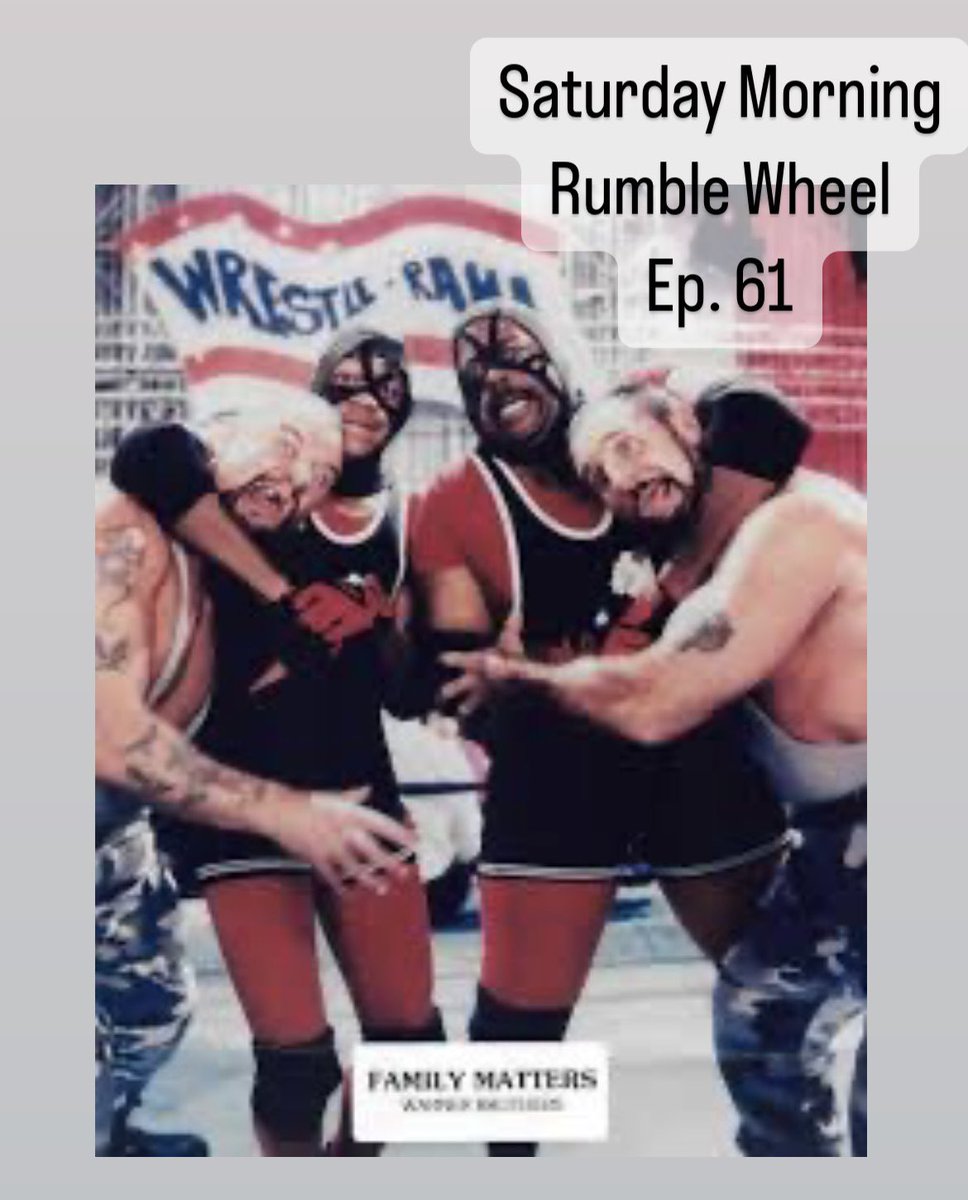 Ep. 61 is up! This week it’s all about Pro Wrestling Themed episodes of sitcoms! We remember them, almost all of them had atleast one! From the Psycho Twins to Vader! Check it out now! podcasts.apple.com/us/podcast/the…