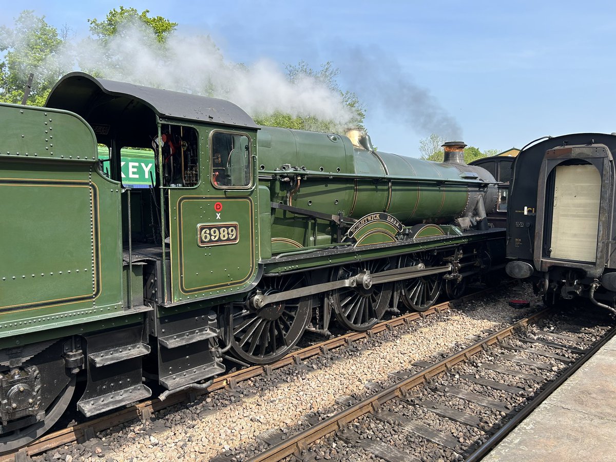 Excellent showing at @bluebellrailway from guest GWR locos and the BR standard 4 tank