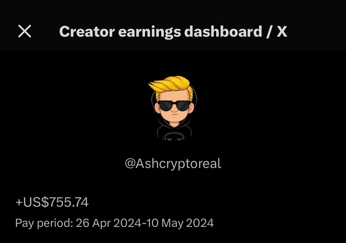 Just got my twitter ad revenue. 

Will give it all away to my community,
To join just like, repost and make sure
you are following me. 

I will always try my best to give back 
to people who are always supporting
my content . Blessed & Grateful🙏❤️