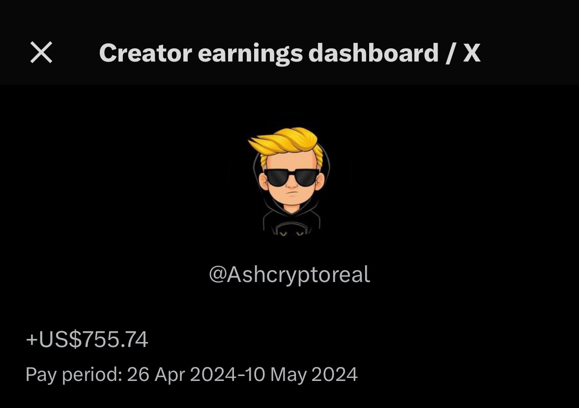 Just got my twitter ad revenue. 

Will give it all away to my community,
To join just like, repost and make sure
you are following me. 

I will always try my best to give back 
to people who are always supporting
my content . Blessed &amp; Grateful🙏❤️