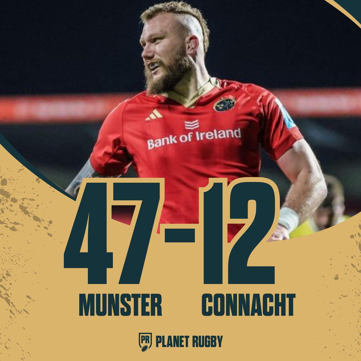 🔴 BONUS-POINT WIN FOR MUNSTER TAKES THEM TWO POINTS OFF TOP!

#MUNvCON #URC