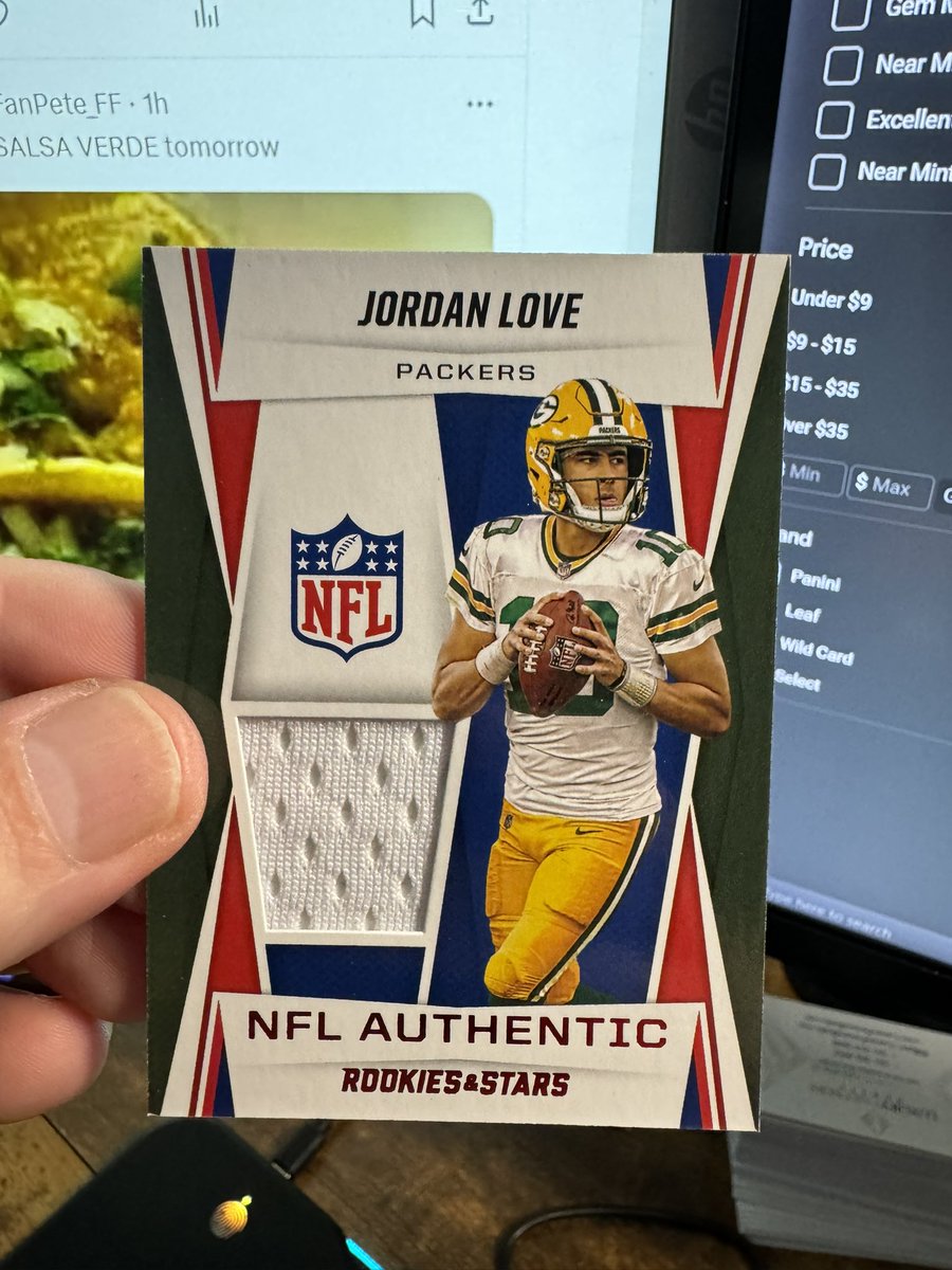 WillFF_'s tweet photo. #thehobby Jordan Love Patch - up for trade/ sale @RockstaRRips https://t.co/iQV1xFJieU
