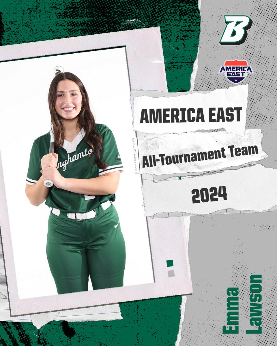 Congratulations to Lindsey Walter and Emma Lawson on being named to the @americaeast All-Tournament Team! #AEChamps