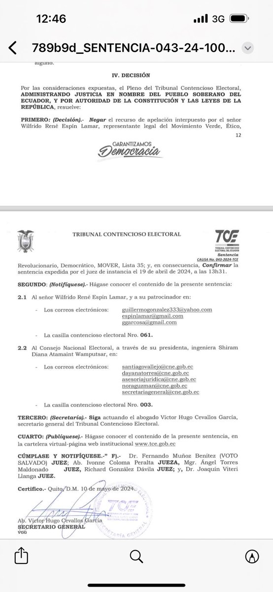 DESAPARECIERON Alianza País, que sirvió para que @DanielNoboaOk llegue a la Presidencia en la Alianza 4-35 Nos lo quitaron para destrozarlo, lo han hecho con la #Salud #Educación #Seguridad #Economía Pero la @RC5Oficial NO ES UN NÚMERO somos un PROYECTO DE PATRIA, CIUDADANO…