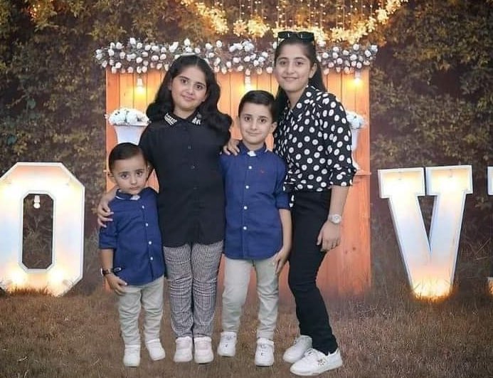 🚨Breaking: The four siblings, Salwa, Shaima, Abdulrahman, and Omar Akilan, were killed by the Israeli army in a heavy bombardment on their home in #Gaza City today, while their parents were wounded.