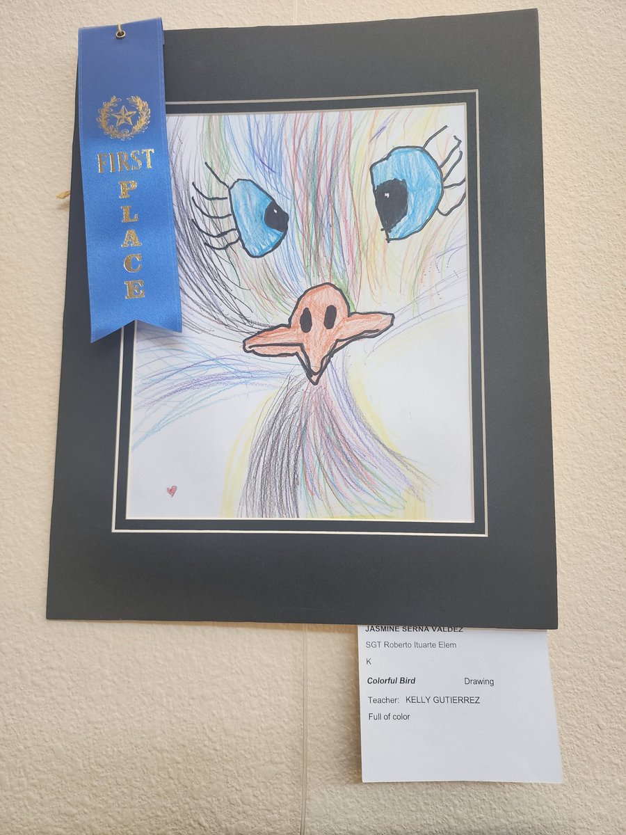 YRomero_ESS's tweet image. Super proud of our Knight Art Winners! Congratulations Knights! #TeamSISD #ItsAnItuarteThing