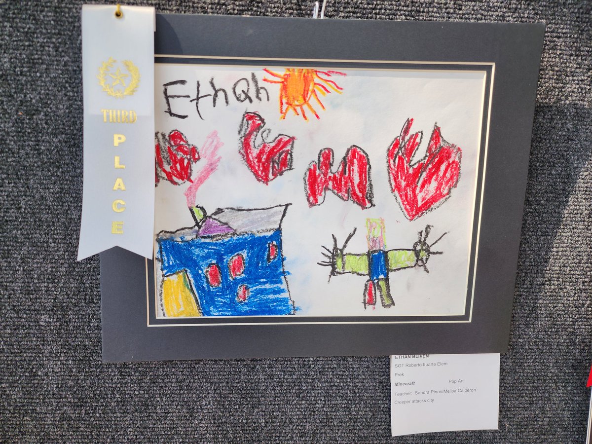 YRomero_ESS's tweet image. Super proud of our Knight Art Winners! Congratulations Knights! #TeamSISD #ItsAnItuarteThing