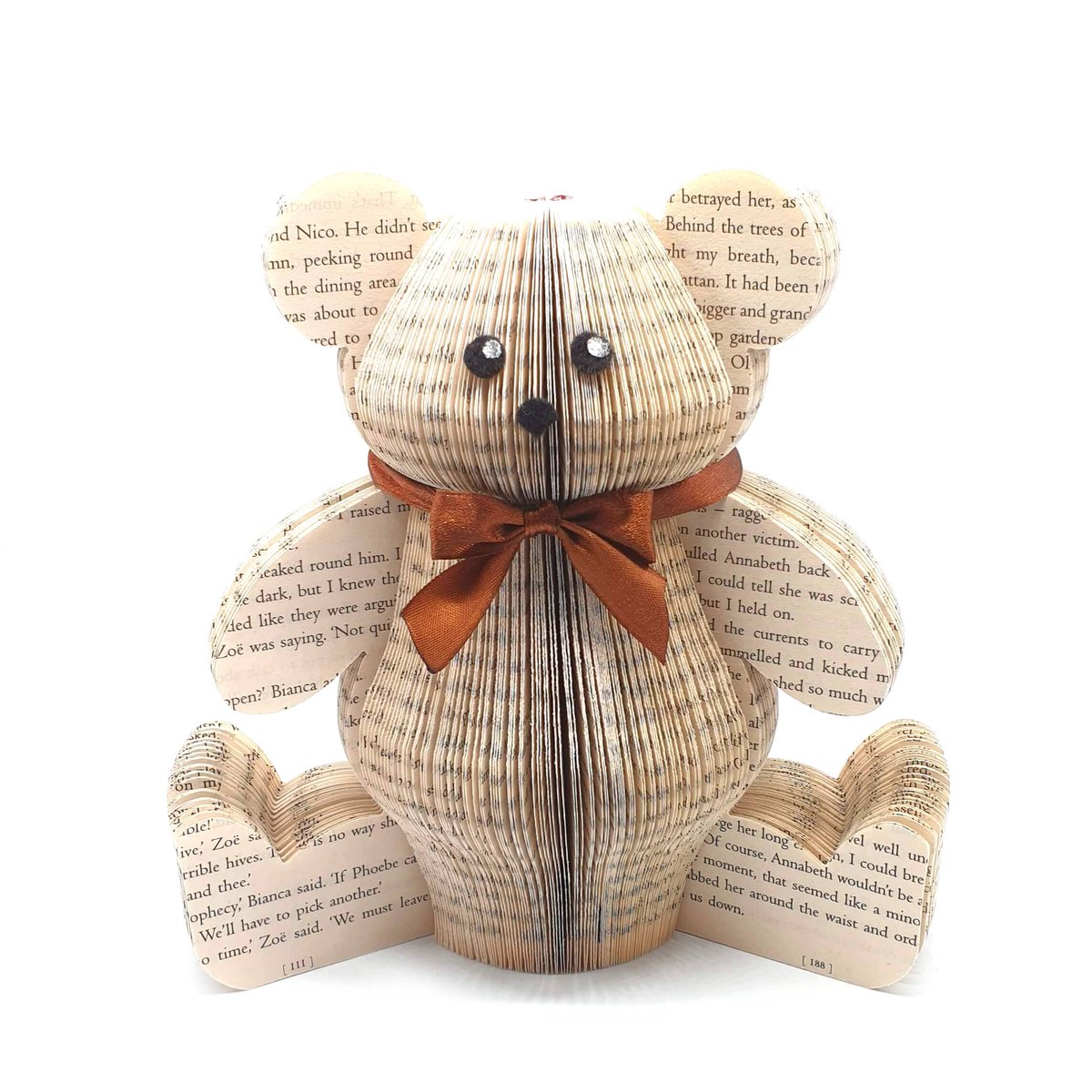 Teddy Bear Book Gift creatoncrafts.com/products/handm… #Shopify #mhhsbd #CreatonCrafts #FruitAnniversary