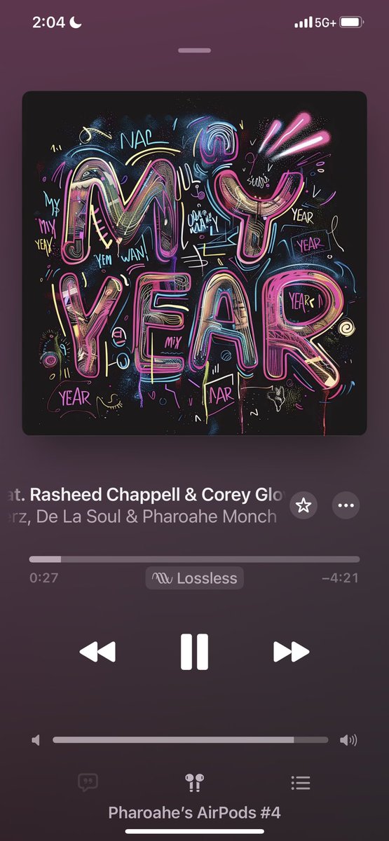 MY YEAR! produced by @Beatminerz featuring @WeAreDeLaSoul & @rasheedchappell @RevDaddyLove and yours truly!!!! 🤯🤯🤯🤯🤯🤯🤯