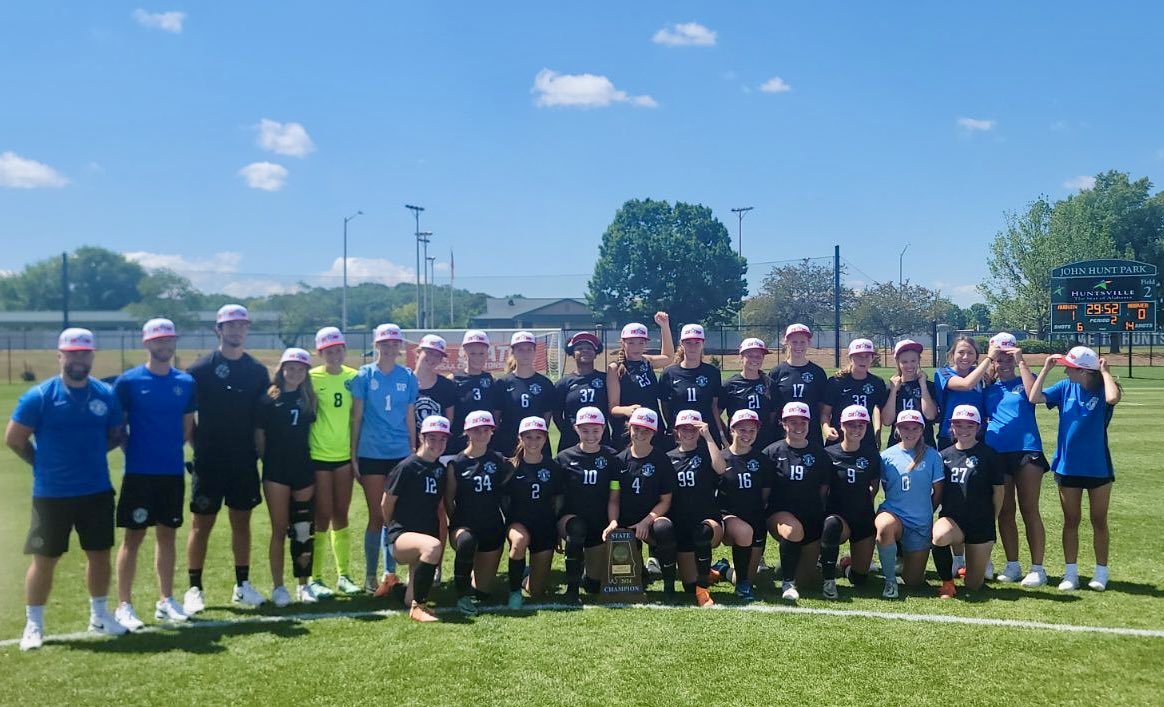 STATE CHAMPS🏆⚽️: The Auburn High School Girls Varsity Soccer team takes Hoover down 1-nil to win the 2024 AHSAA Class 7A State Championship and bring a Blue Map trophy home! GO TIGERS! 🐅 #ACS #AuburnCitySchools #Auburn #Community #StateChamps #AHSAA #Soccer #AuburnHighSchool