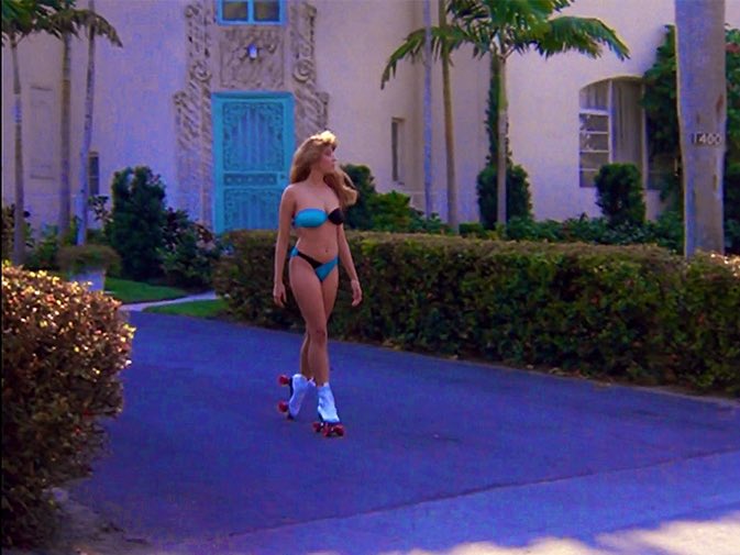 Bring back bikinis like this, please. 
🔥🛼🩵🖤🛼🔥 #MiamiVice