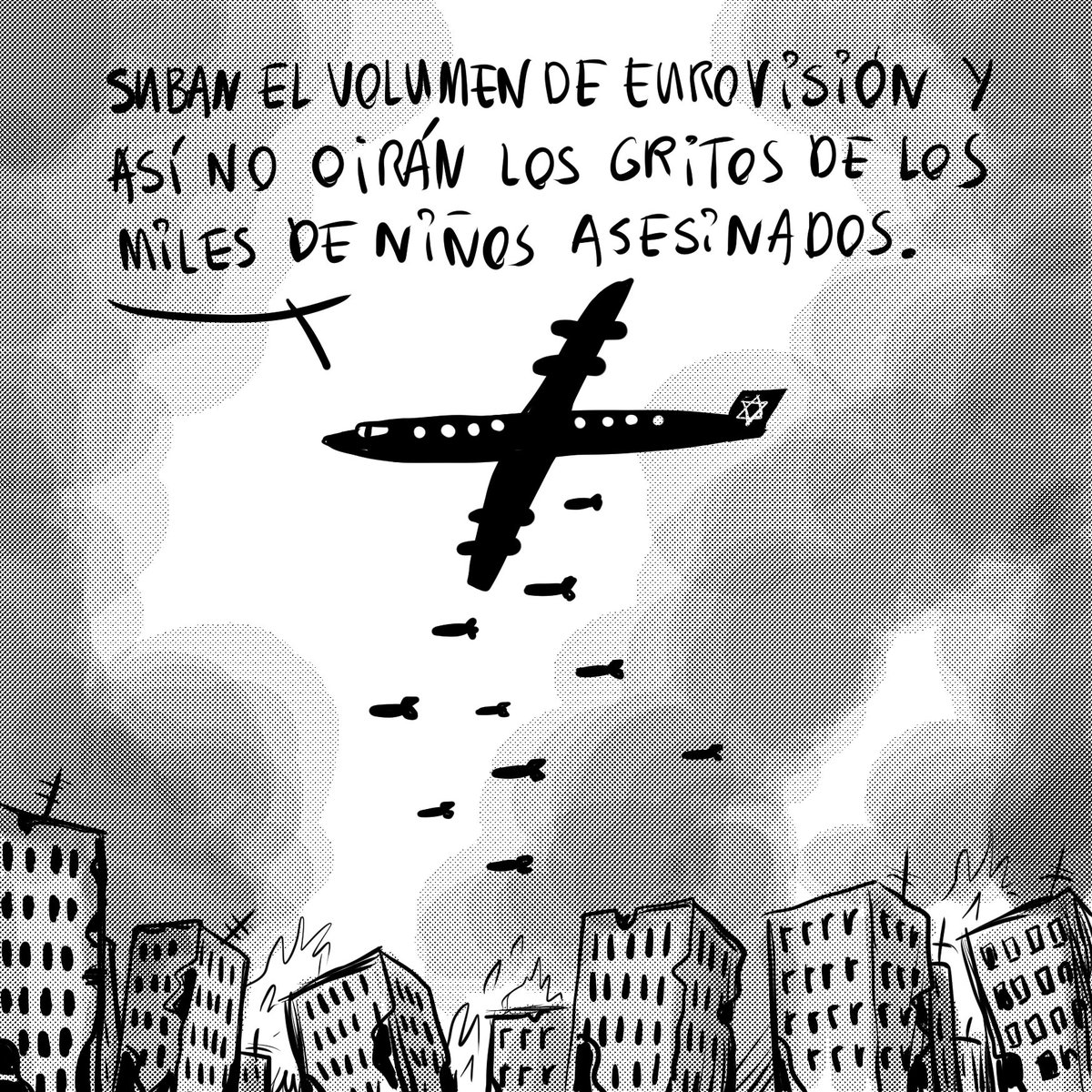 #Eurovision es nuestro, de los eurofanes y espectadores, y de quienes defienden las canciones en el escenario. No es ni de @EBU_HQ, ni de @Moroccanoil, ni de ningún país participante. Y sobre todo, no es del estado genocida de Israel. Nosotres decidimos cuando se acaba la fiesta.