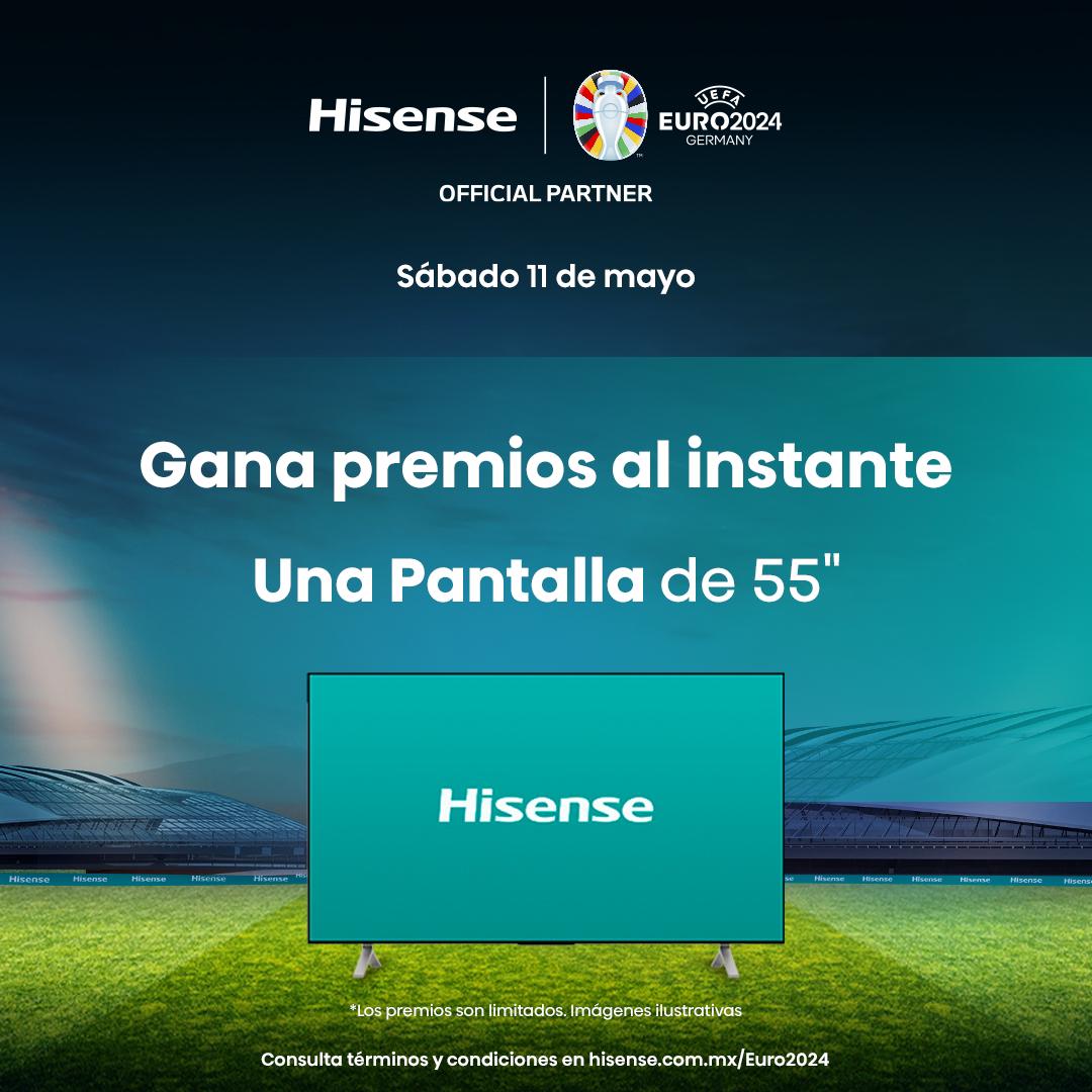 ¡Apurate! 📍 Hoy puedes capturar los premios que están en el mapa 📺 🔊 hisense.com.mx/euro2024, consulta términos y condiciones. #Hisense #MVSHub #HisenseEuro2024