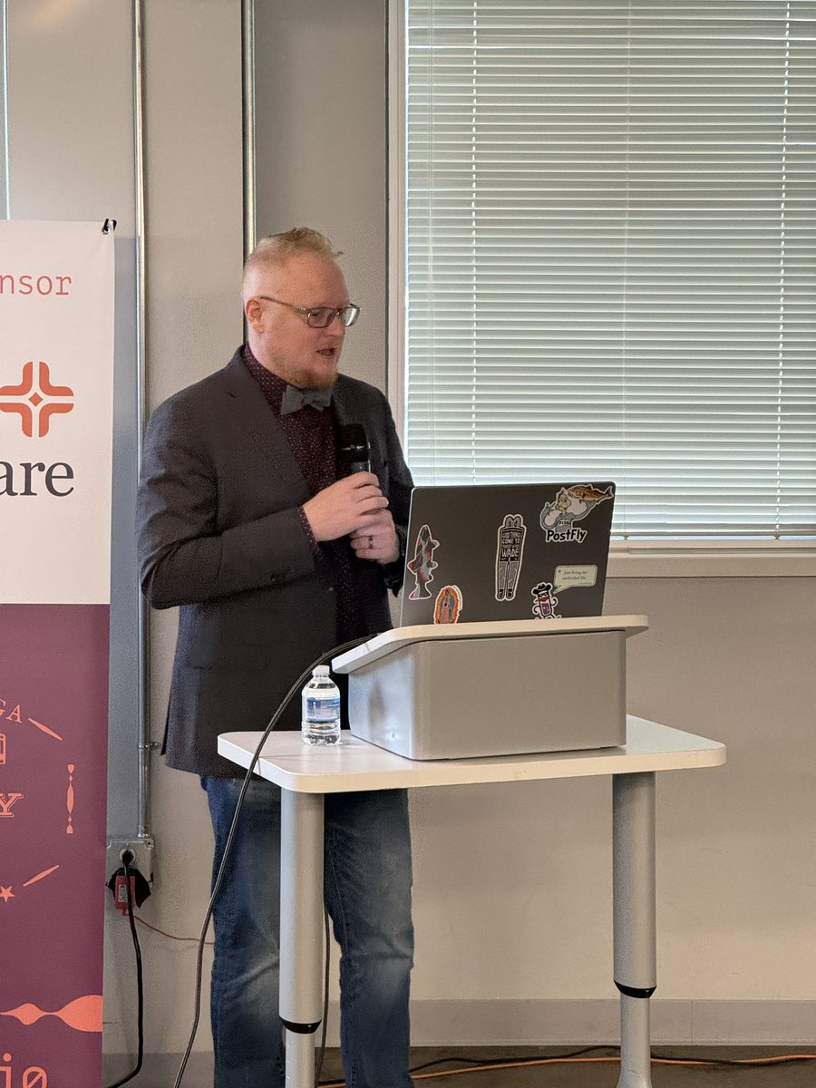 GigCityElixir's tweet image. 🕒 @Adkron talk at #GigCityElixir, &apos;5 More Minutes,&apos; emphasizes working smarter, not harder. Explore the power of kaizen, feedback, and consistent retrospectives to boost productivity! 💡🚀 #ContinuousImprovement #MyElixirStatus