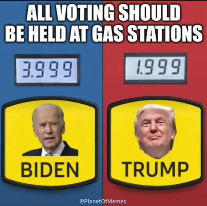 I agree. People need to remember how much better things were under Trump. Food, gas, utilities, rent, wages, were better under Trump. Have you seen a change in your finances since Biden stole the election?