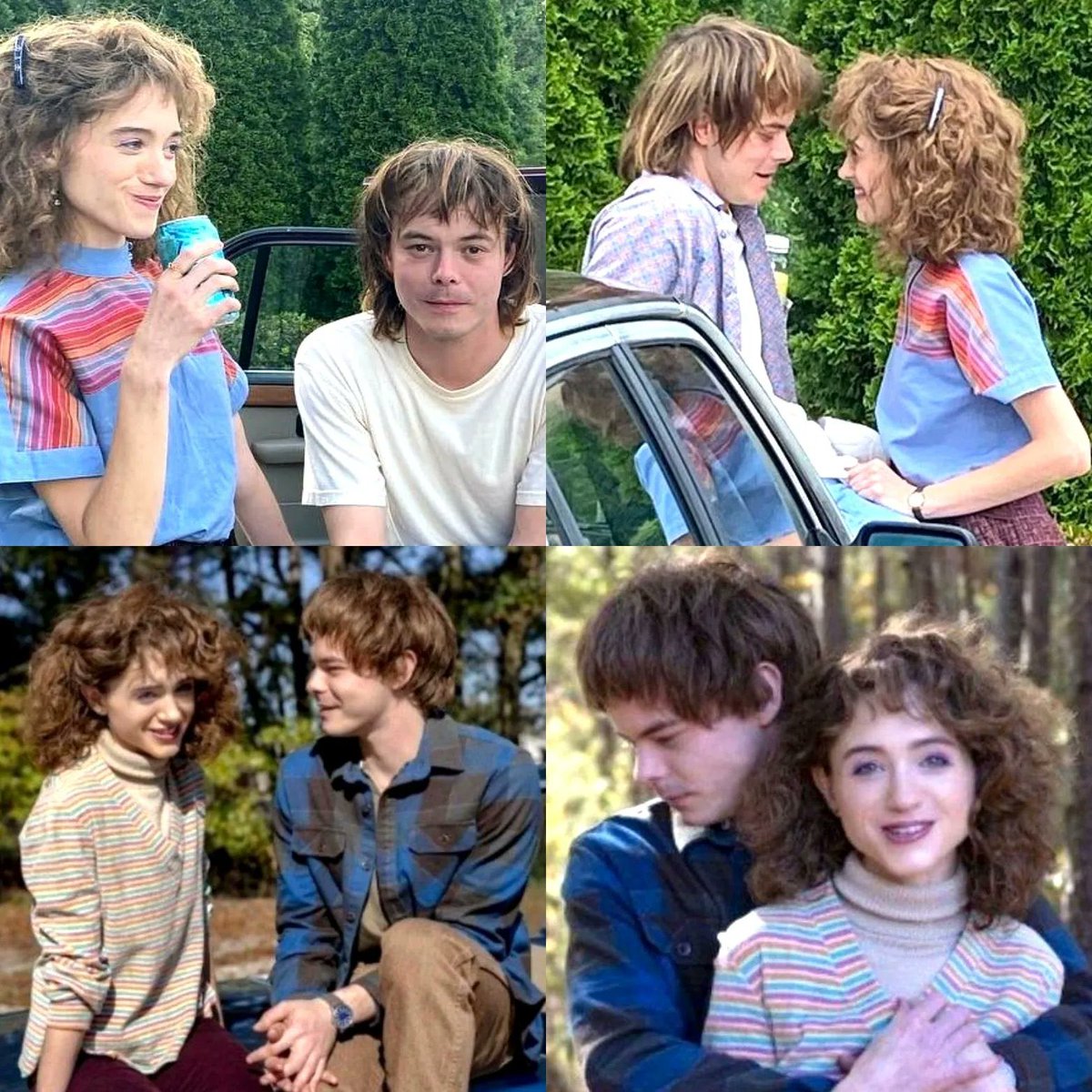 They have been together for 8 years...❤️ #StrangerThings