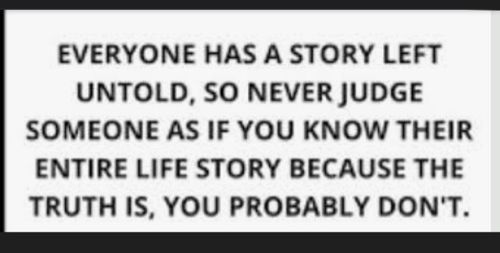 You don't know what others are going through.. 
#stopjudging 👇👇😌😡