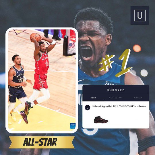 Looking like the favorite in the West, this young team is showing they will be a force in the NBA for awhile led by Anthony Edward’s. AE was given his own signature shoe. #unboxedapp Graphics by @walkittalkittv