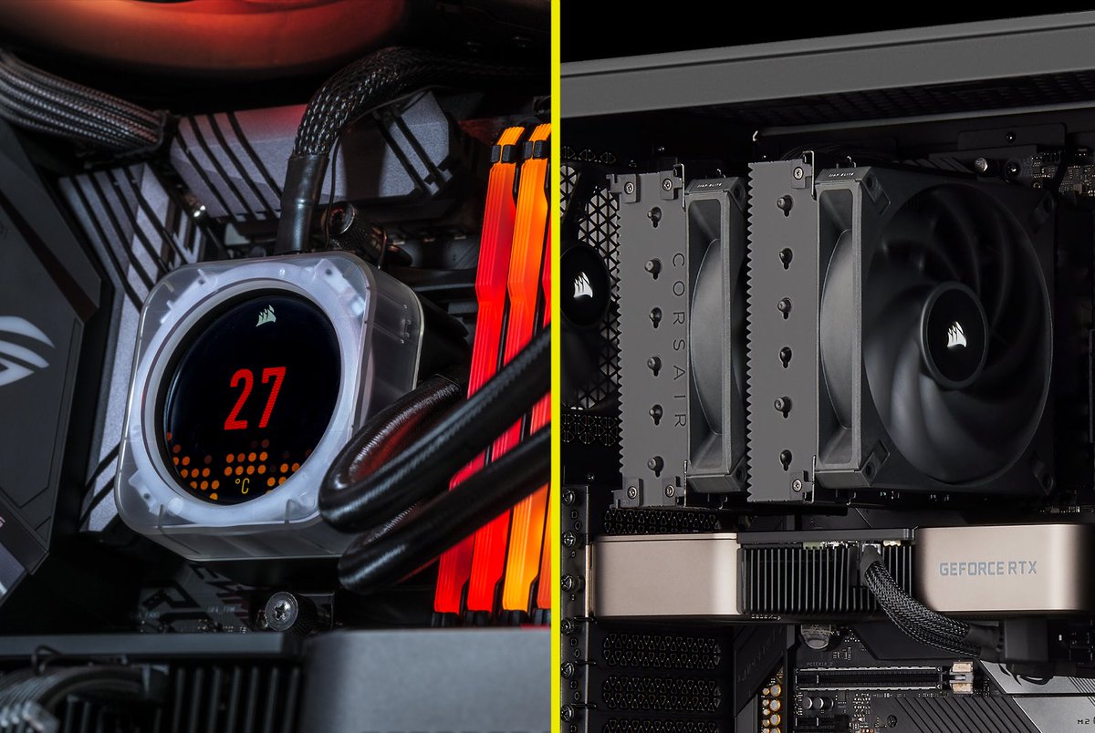 ¿De qué equipo eres, AIO o Air Cooling?

#Corsair #setup #setupgaming #watercooling #pc