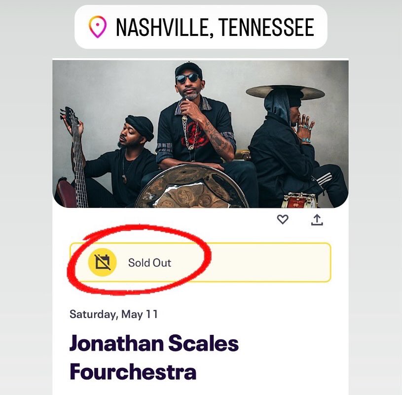 Welp…I guess I’ll see y’all tonight in Nashville, Tennessee!