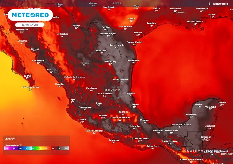 El Servicio Meteorológico Nacional de México informó que la segunda onda de calor del año en ese país dejará temperaturas superiores a los 40 grados en 17 de los 32 estados del país, aunque el frente frío 50 traerá alivio al norte y noreste del territorio. #11May