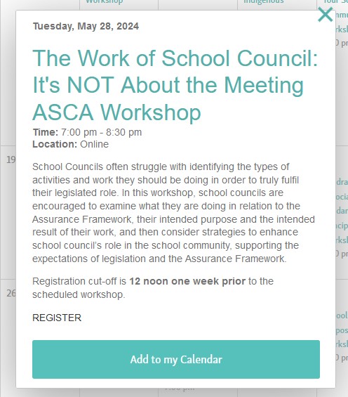 Register for this ASCA workshop by noon Tuesday May 21, 2024. ASCE grant eligible. albertaschoolcouncils.ca/school-council… #schoolcouncil #parentengagement