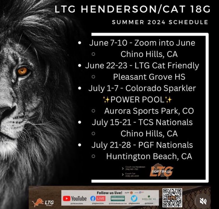 Madeline Lawson 2025 (@mlawson2025) on Twitter photo Here is our summer schedule!! Can’t wait to ball out with these girls!🧡
<a href="/CULionsSoftball/">Columbia Softball</a> <a href="/JenTeague24/">Coach Teague (she/her)</a> @CU_CoachO <a href="/coachmaida/">Madison Maida</a>
<a href="/ltglions2024/">LTG Lions 18u Henderson/Cat</a> <a href="/JoeHendersonLTG/">JoeHendersonLTG</a>
<a href="/CoachCatLTG/">Cat Carrisosa</a> Here is our summer schedule!! Can’t wait to ball out with these girls!🧡
<a href="/CULionsSoftball/">Columbia Softball</a> <a href="/JenTeague24/">Coach Teague (she/her)</a> @CU_CoachO <a href="/coachmaida/">Madison Maida</a>
<a href="/ltglions2024/">LTG Lions 18u Henderson/Cat</a> <a href="/JoeHendersonLTG/">JoeHendersonLTG</a>
<a href="/CoachCatLTG/">Cat Carrisosa</a>