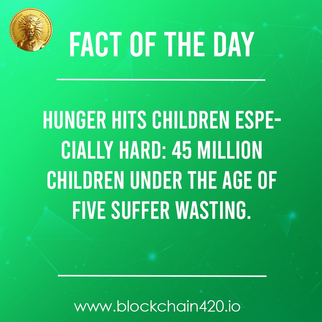 Every child deserves a full plate: 45 million children under five face stunted growth from chronic hunger. Let’s nourish their potential. 🌍🍽 #EndChildHunger #FactOfTheDay #TLCC
