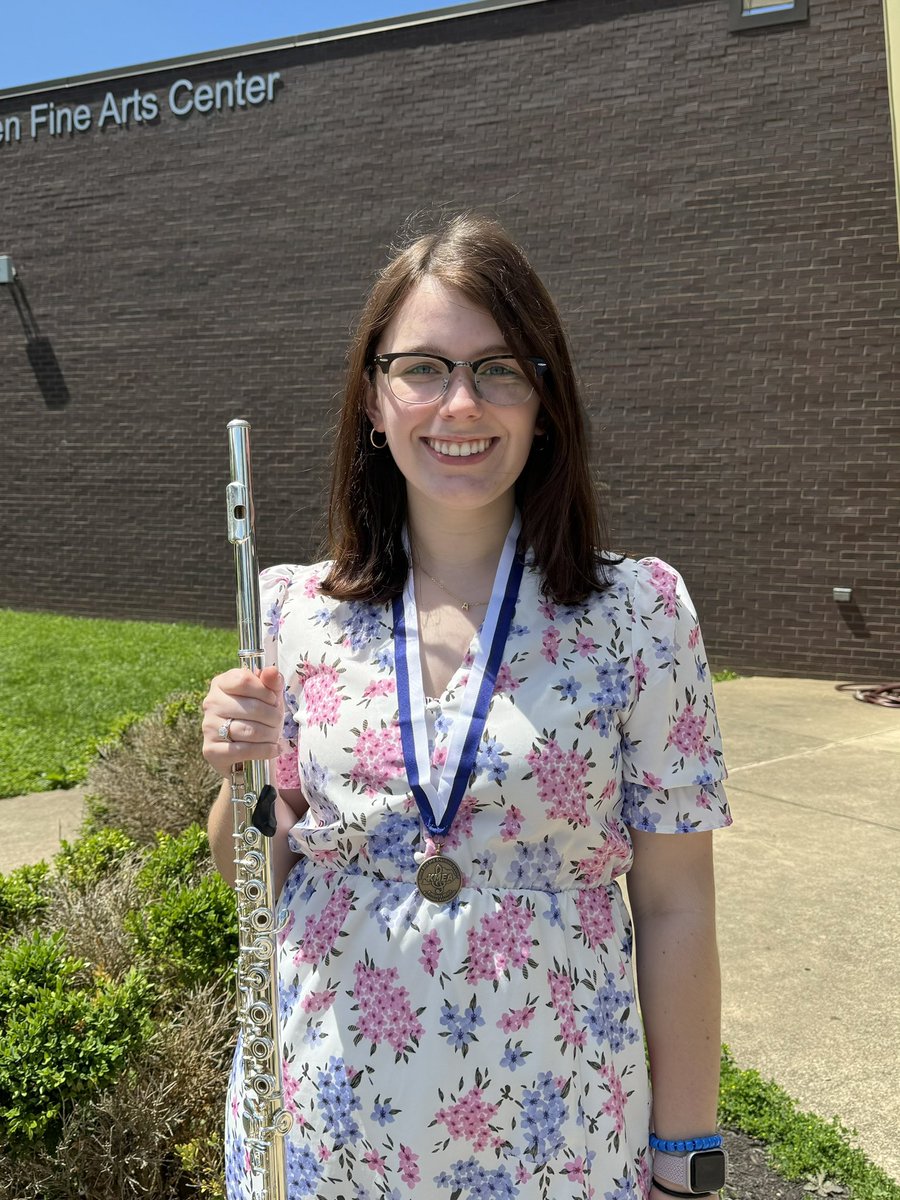 Congratulations to Emma Johnson for receiving a Distinguished Rating at State Solo & Ensemble today!