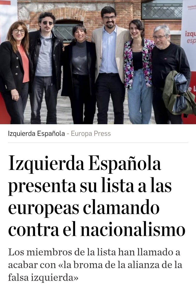 La broma de la alianza con el nacionalismo se ha acabado.