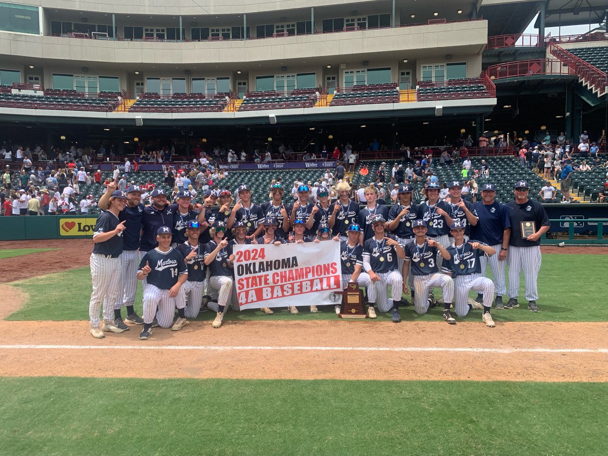 Congratulations to <a href="/MarlowBaseball/">Marlow Baseball</a> on a day to remember. They are your 2024 4A State Champions!

#WatchEm