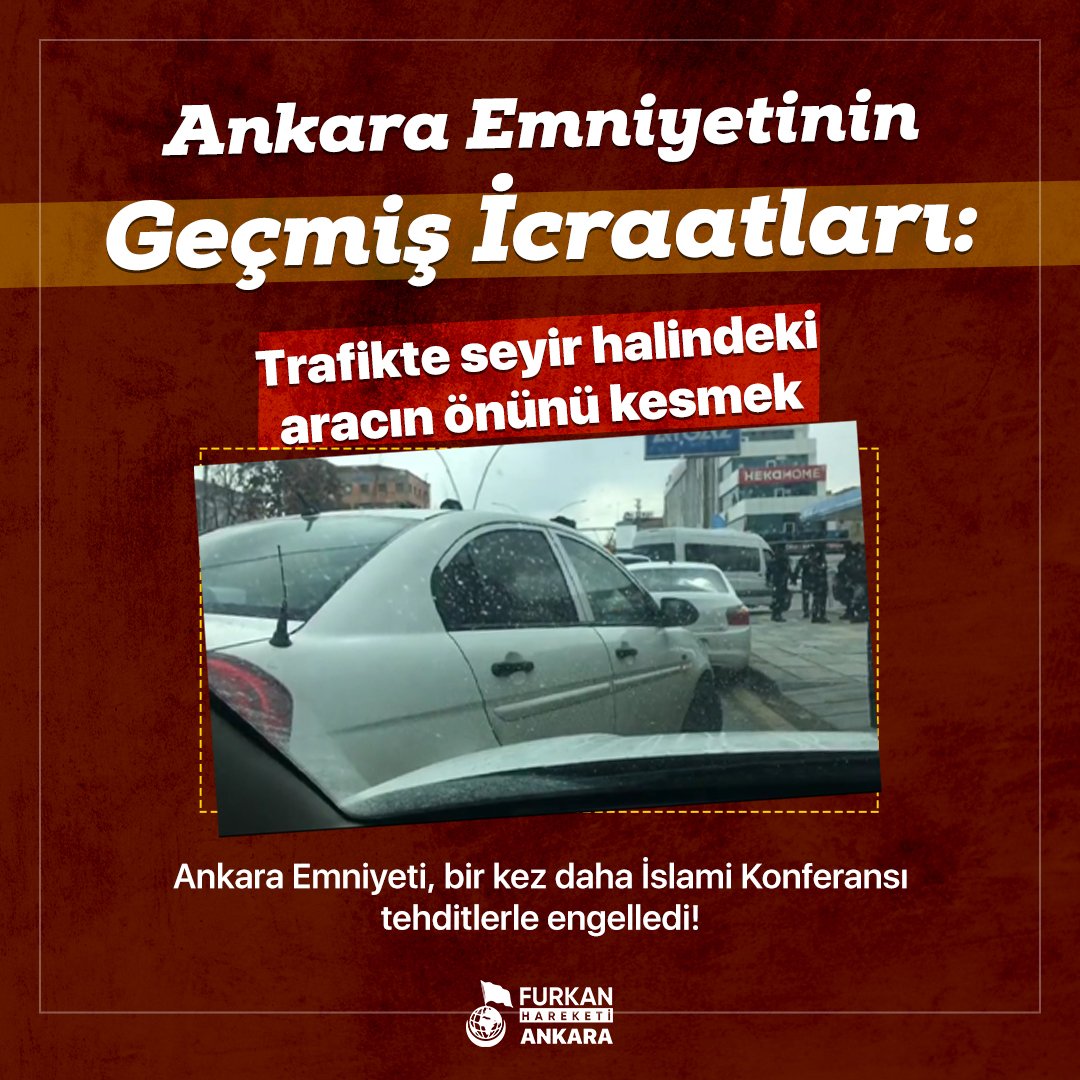 Trafikte seyir halindeki aracın önünü kesen @EmniyetAnkara bu vukuatlarıyla tanınacak!

DiniKonferansa TehditVeEngel
#AnkaraEmniyeti