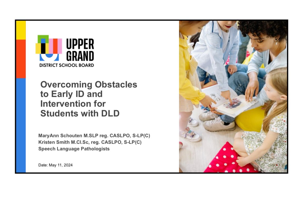 apraxiaSLP's tweet photo. A bit behind on posting (will get caught up later!) but thrilled to be sitting in Vancouver listening to GUELPH based school board SLPs share about the UGDSB DLD strategy. #sac2024 #2024SACconference @ugdsb @UGDSB_CLS @SAC_OAC https://t.co/c9RCf2EE70