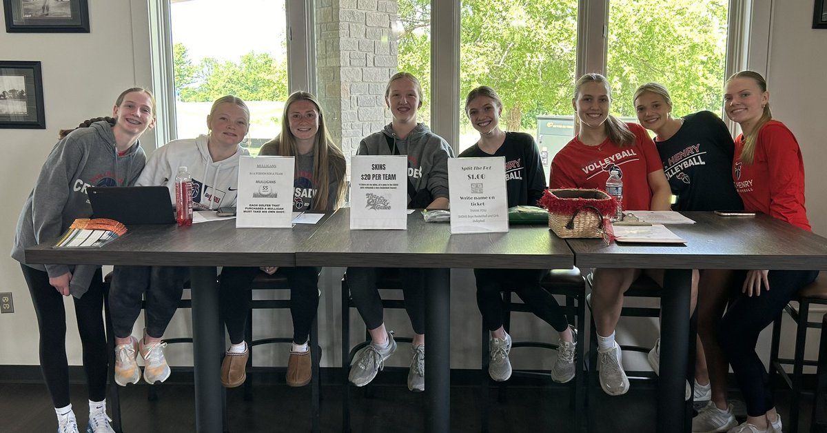 Another successful golf outing. Appreciate the support. Go Cru Volleyball.