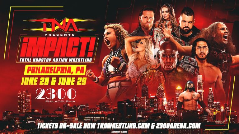 On June 28 & 29, the #TNAiMPACT trucks hit Philadelphia's 2300 Arena for two explosive nights of action! Get tickets NOW: 2300arena.showare.com