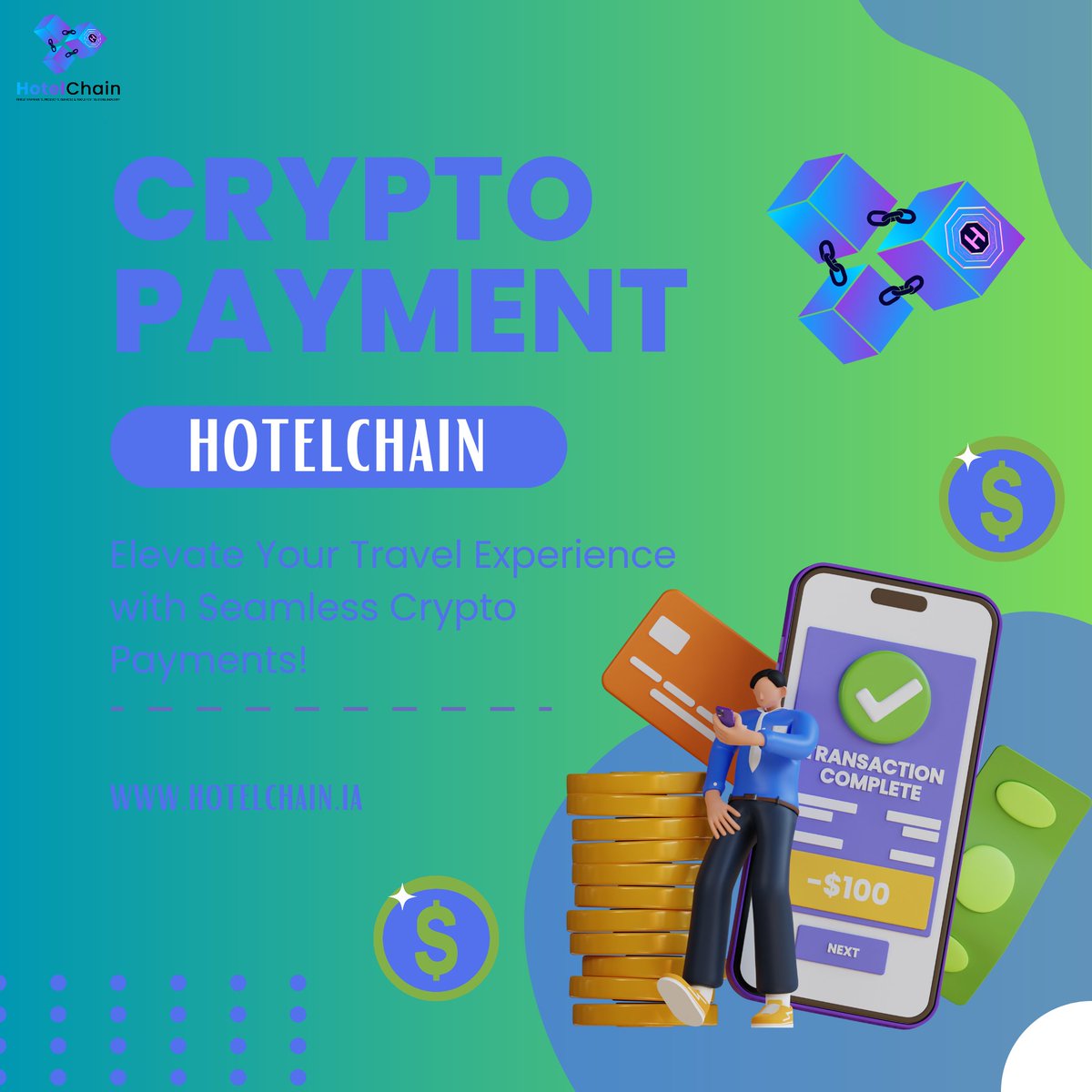 #HotelChain is revolutionizing travel with seamless crypto payments! Say goodbye to traditional hassles and hello to a smoother booking experience. 🏨✈️

#Cryptocurrency #TravelTech