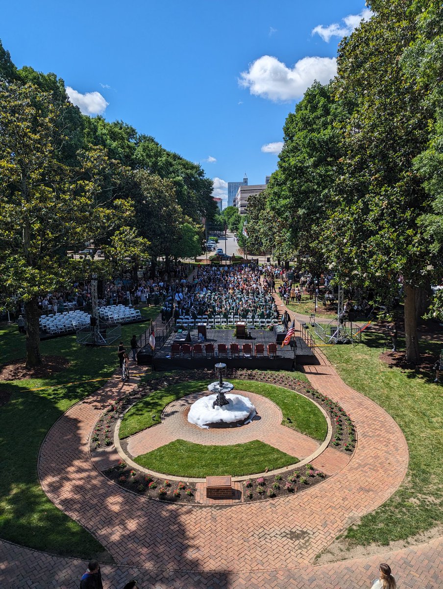 Grateful for nine beautiful #commencements @wpeaceu. Never rained once :-) So proud of the #ClassOf2024. #WPUGrad2024. Today was my last and I will be forever grateful for the opportunity to lead this amazing University, work with awesome people, and serve courageous students.